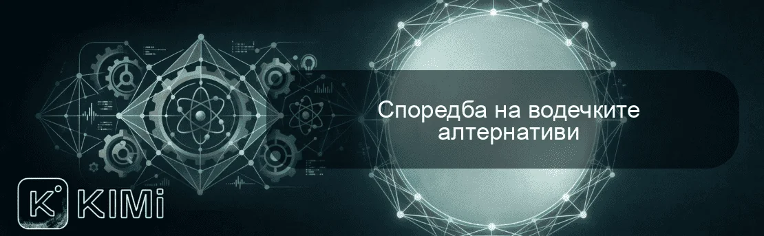 Споредба на водечките алтернативи