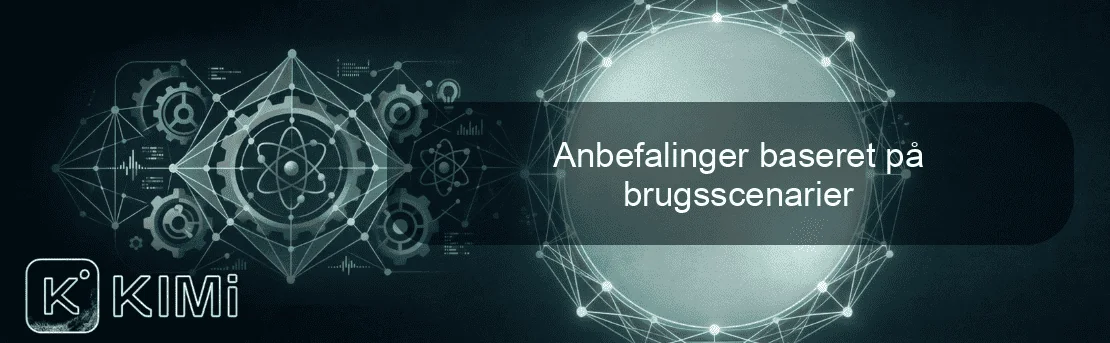 Anbefalinger baseret på brugsscenarier