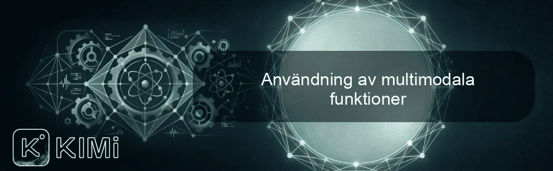 Användning av multimodala funktioner