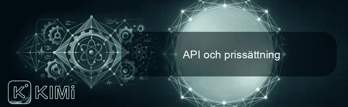 API och prissättning