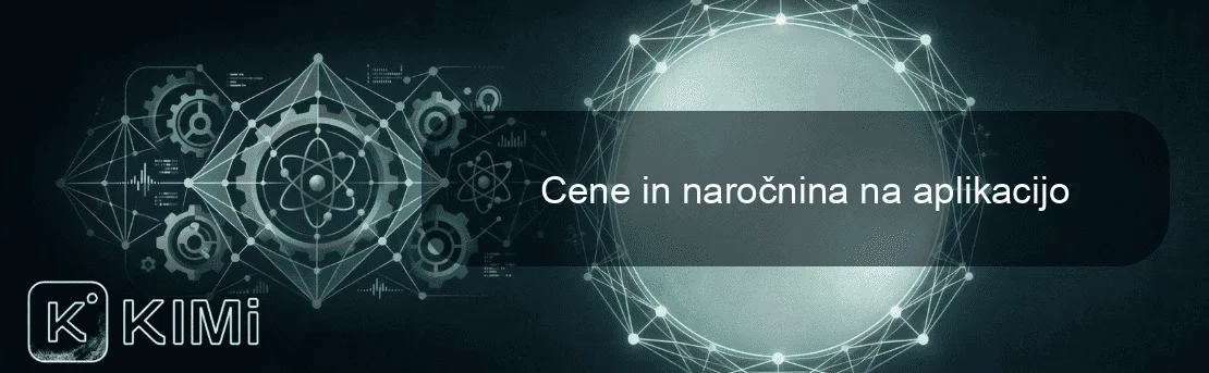 Cene in naročnina na aplikacijo