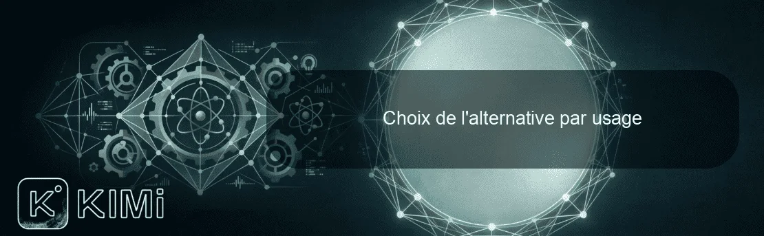 Choix de l'alternative par usage