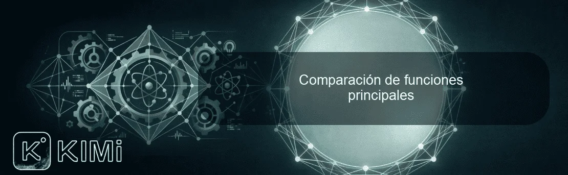Comparación de funciones principales