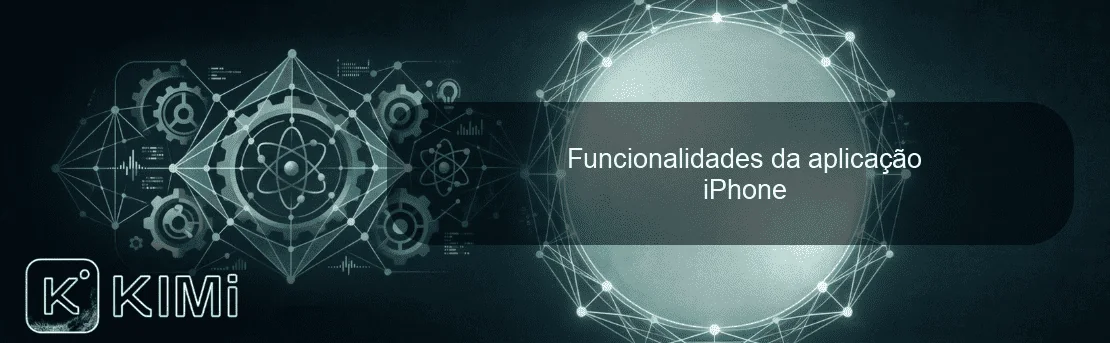 Funcionalidades da aplicação iPhone