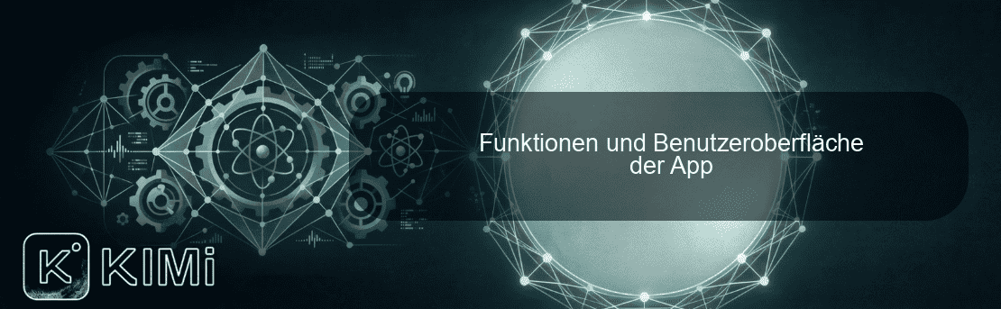 Funktionen und Benutzeroberfläche der App