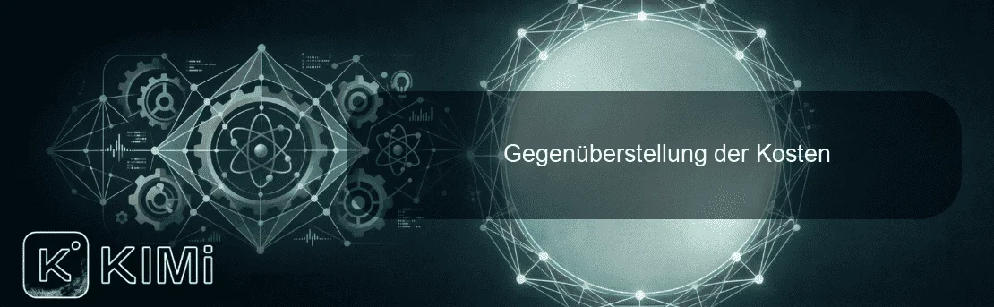 Gegenüberstellung der Kosten