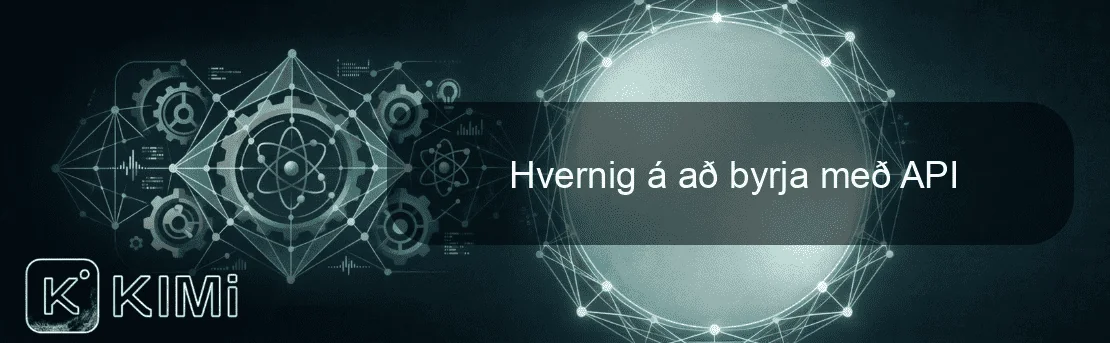 Hvernig á að byrja með API