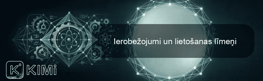 Ierobežojumi un lietošanas līmeņi