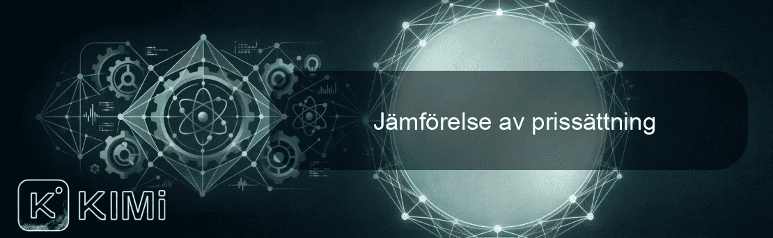 Jämförelse av prissättning