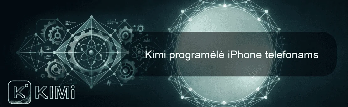 Kimi programėlė iPhone telefonams