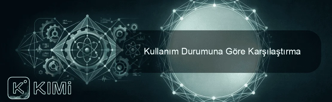 Kullanım Durumuna Göre Karşılaştırma