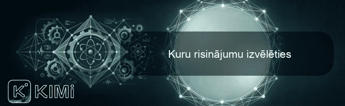 Kuru risinājumu izvēlēties