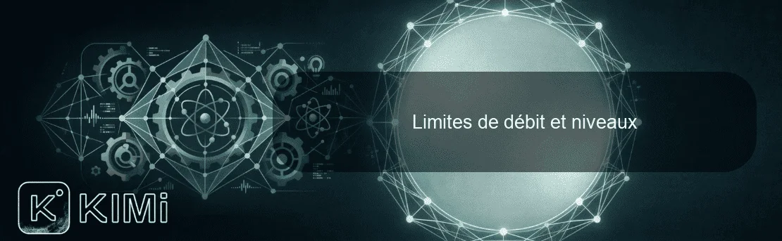 Limites de débit et niveaux