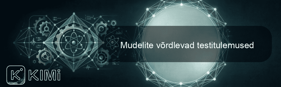 Mudelite võrdlevad testitulemused
