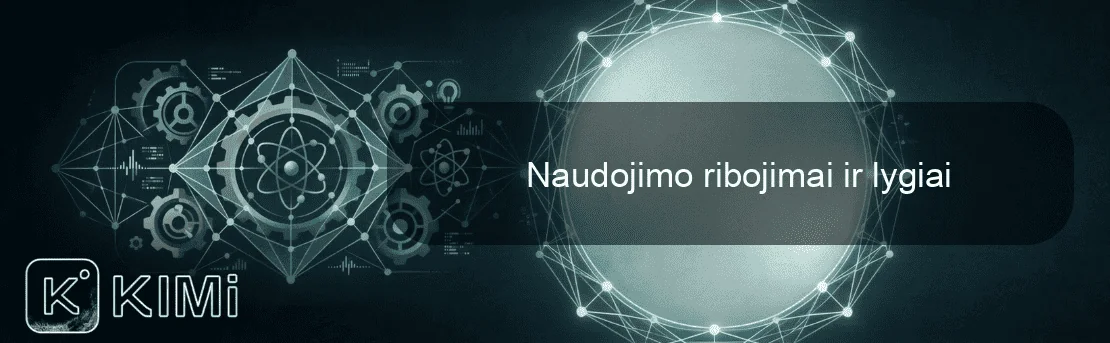 Naudojimo ribojimai ir lygiai