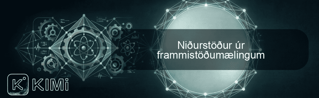 Niðurstöður úr frammistöðumælingum