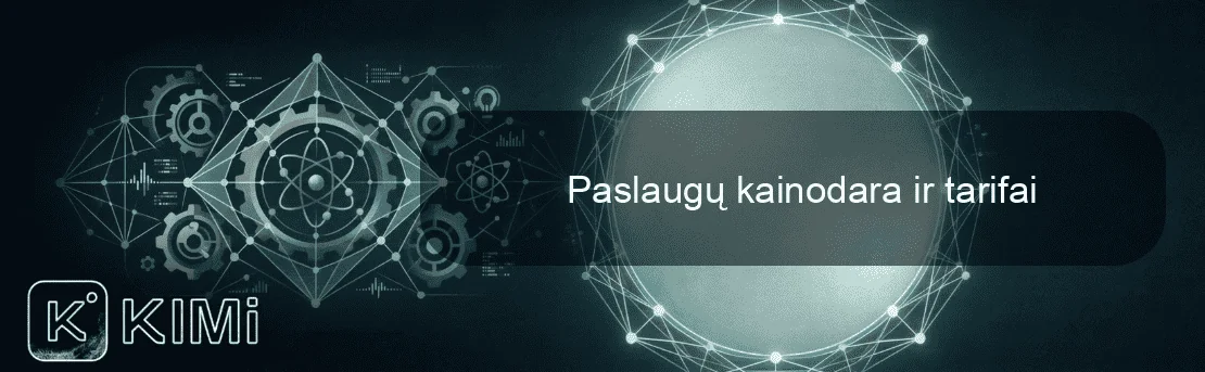 Paslaugų kainodara ir tarifai