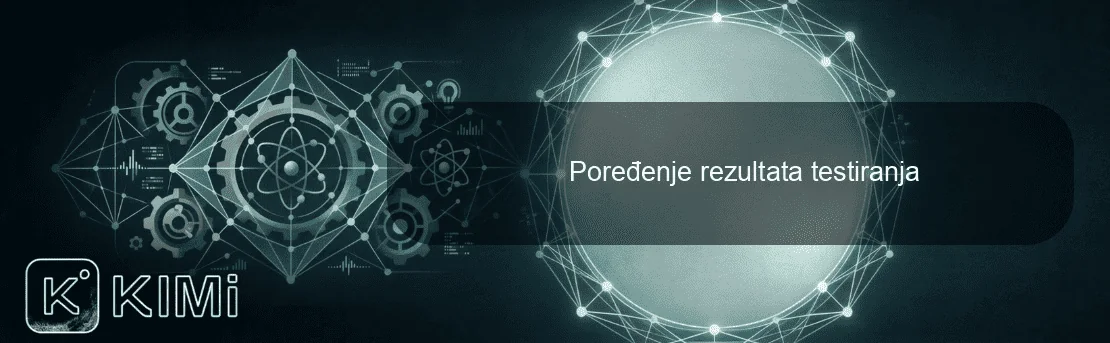 Poređenje rezultata testiranja