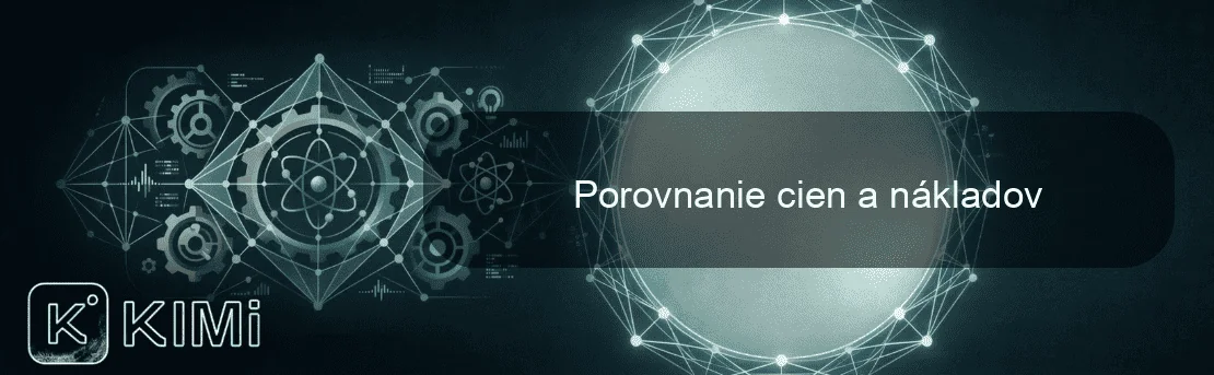 Porovnanie cien a nákladov