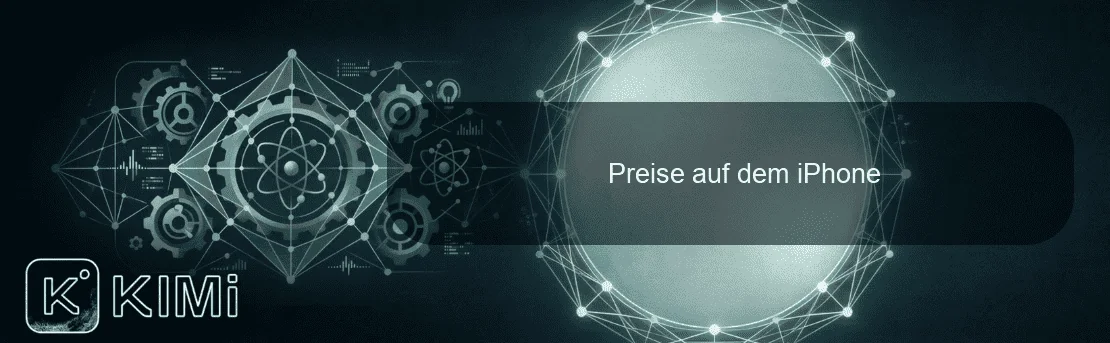 Preise auf dem iPhone