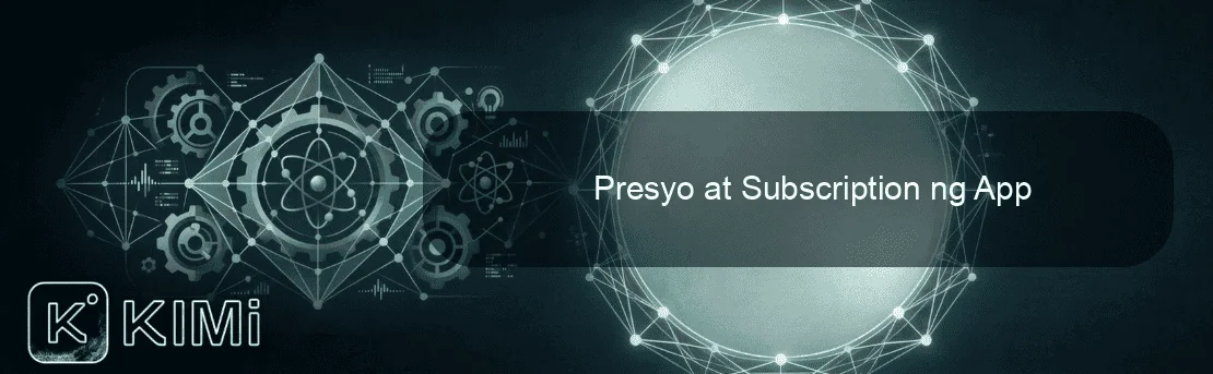 Presyo at Subscription ng App