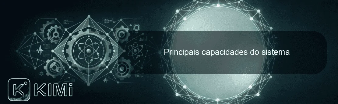 Principais capacidades do sistema