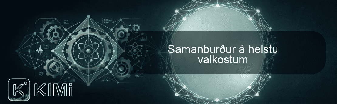 Samanburður á helstu valkostum