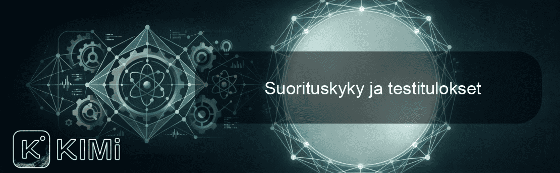 Suorituskyky ja testitulokset