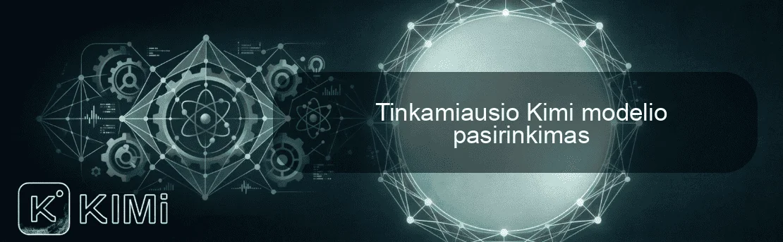 Tinkamiausio Kimi modelio pasirinkimas