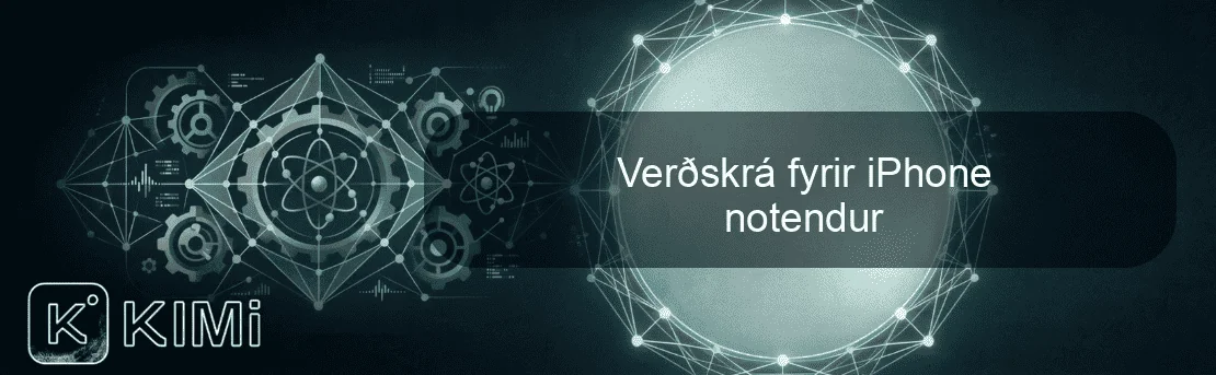 Verðskrá fyrir iPhone notendur