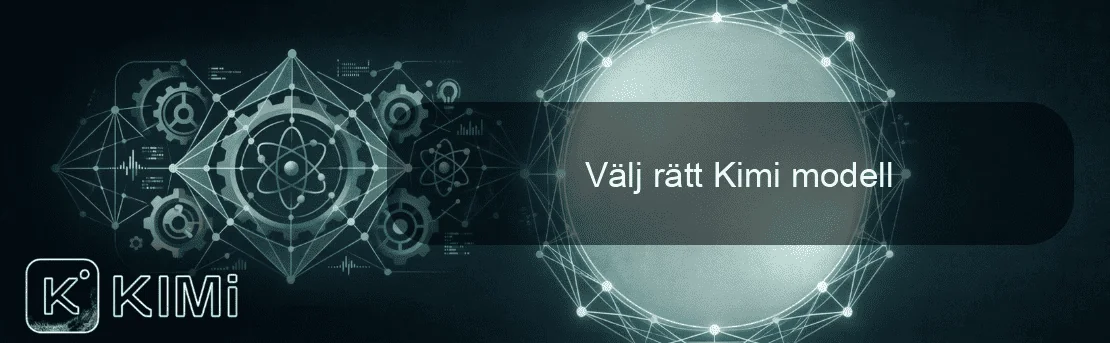 Välj rätt Kimi modell